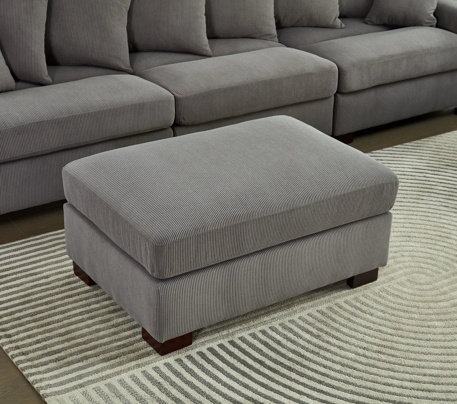 5 Seater Oversized Convertible L & U Shaped Couch by Unique Piece Furniture