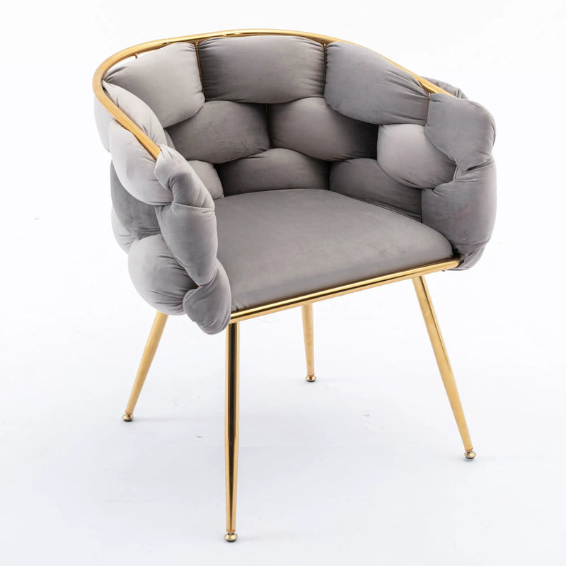 Luxury Modern Simple Leisure Single Sofa Chair Bedroom Lazy Person Household Dresser Stool Manicure Table Back Chair by Unique Piece Furniture