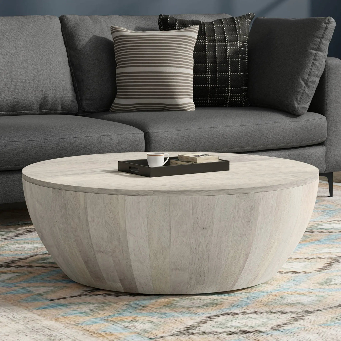 Elmbrook - Drum Coffee Table by HouseOfZazla
