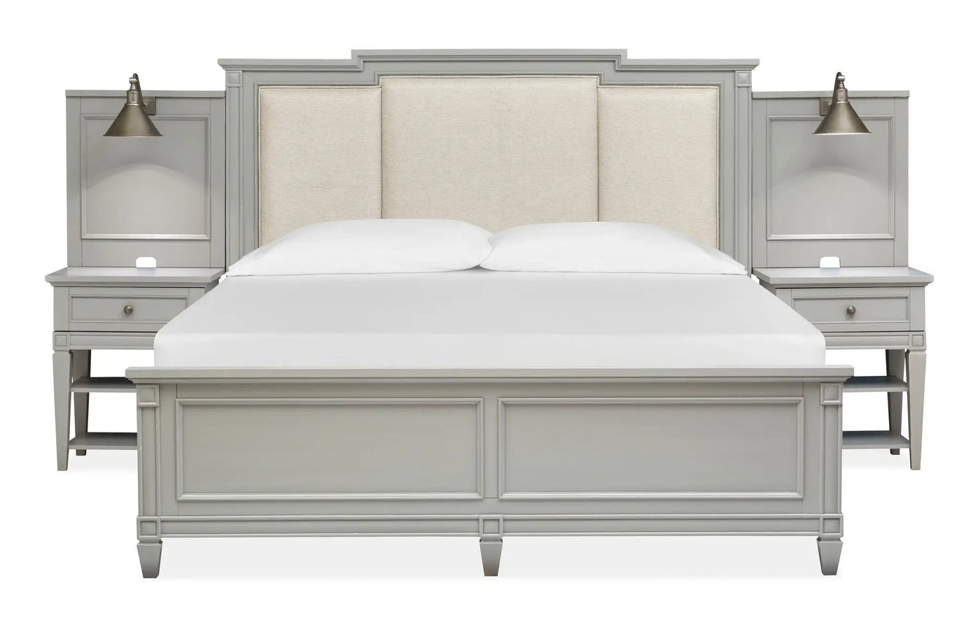 Glenbrook - Complete Wall Bed With Upholstered Headboar by Unique Piece Furniture