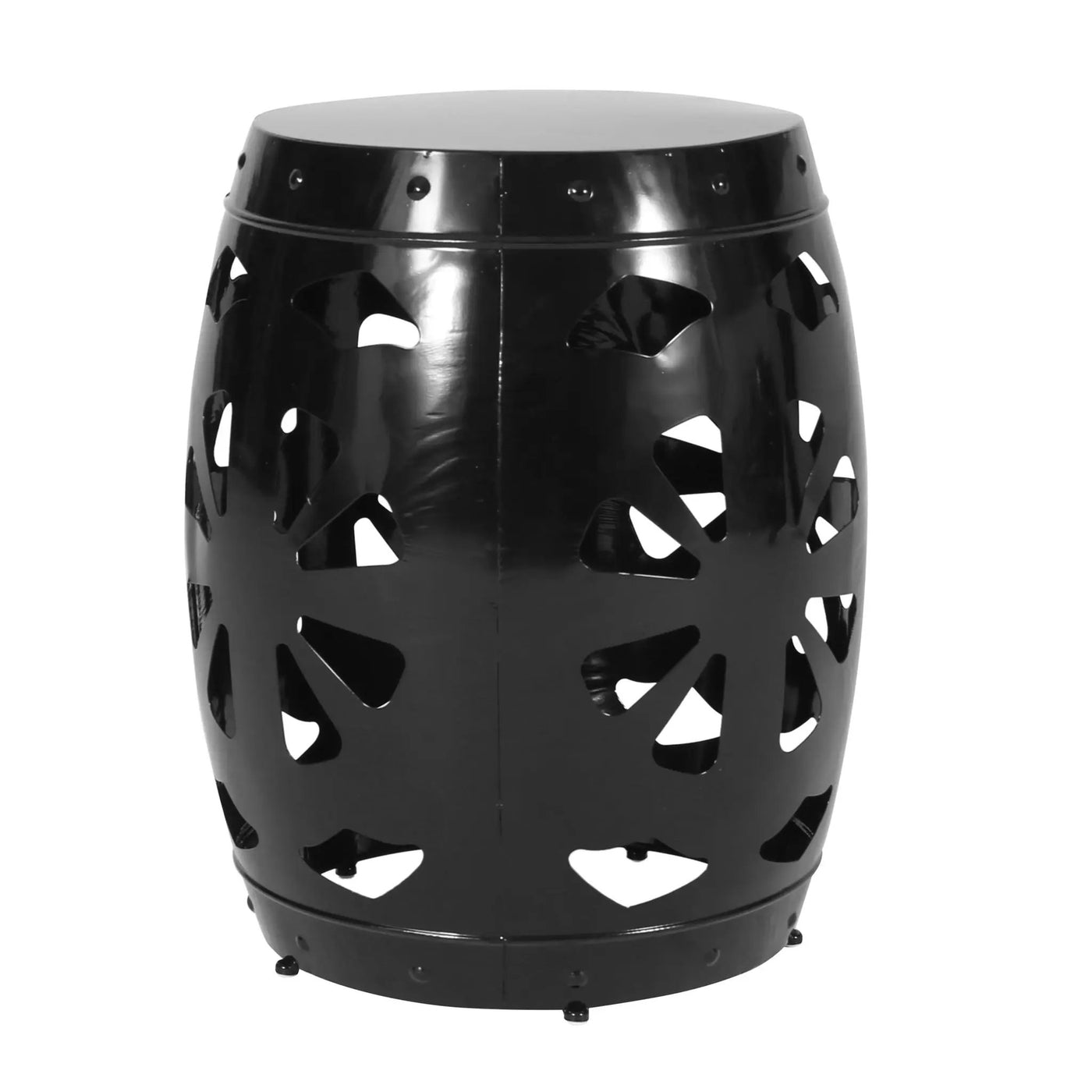 Large Metal End Table by HouseOfZazla