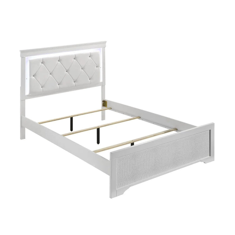 Blaze - Bed With LED Headboard by HouseOfZazla