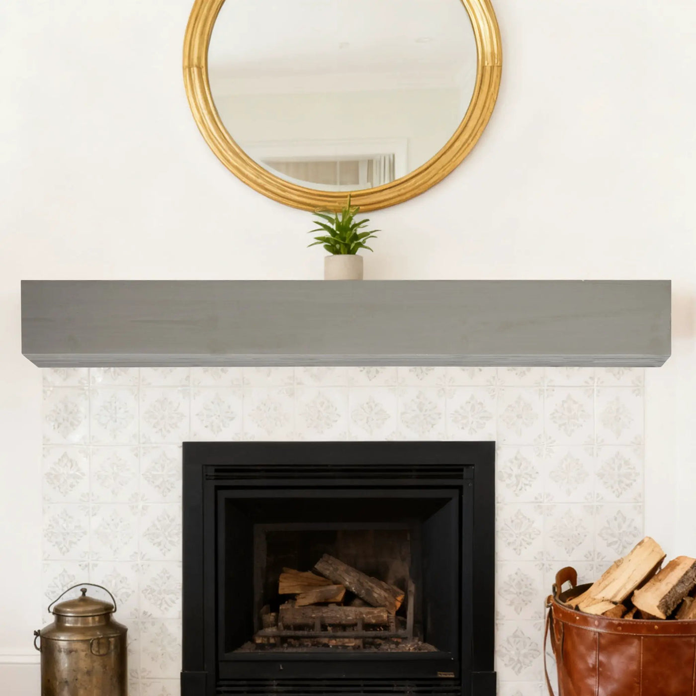 Fireplace Mantel Floating Shelf For Home Decor by HouseOfZazla