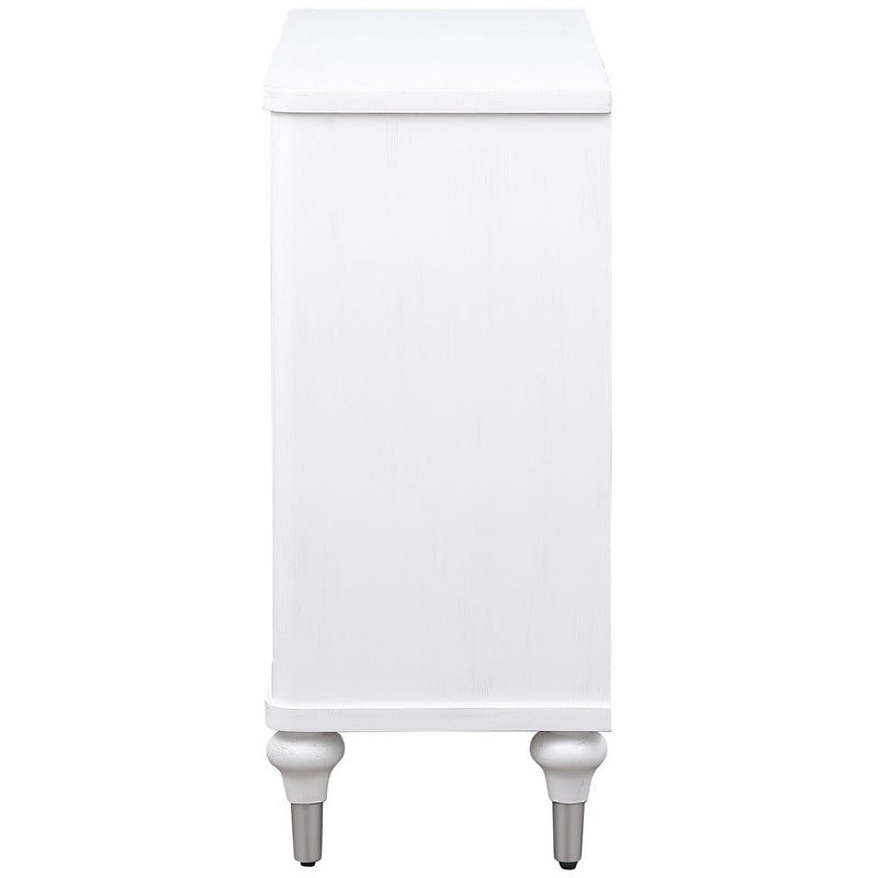 Angus - 2 Door Mandala Accent Cabinet - White by HouseOfZazla