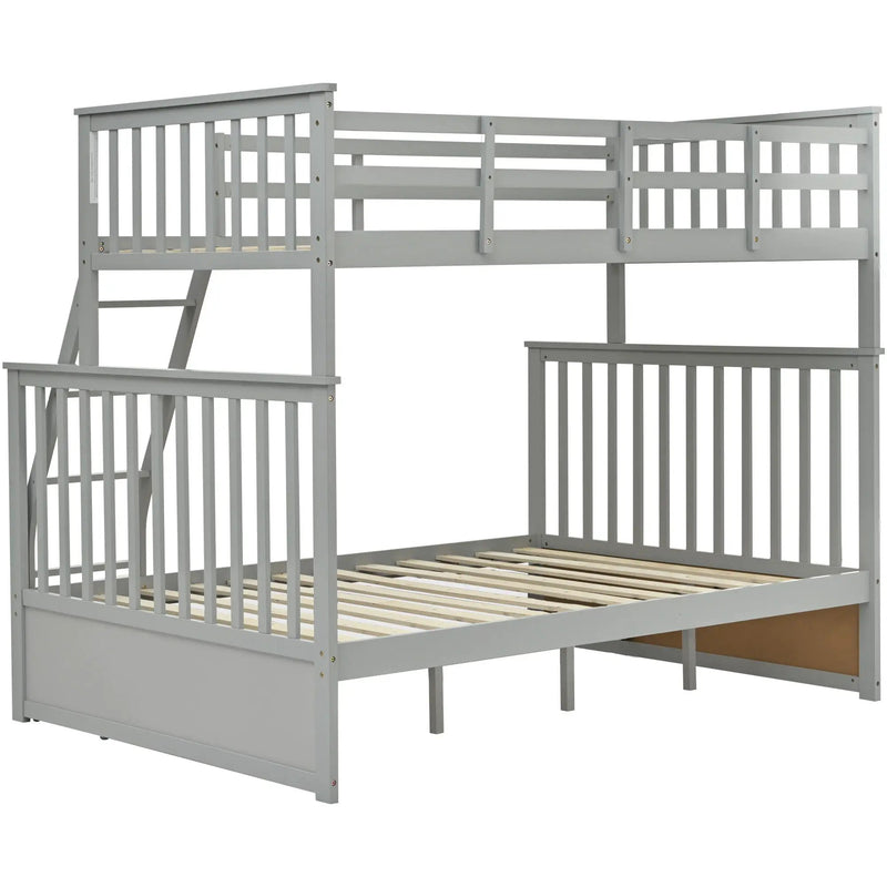 Bunk Bed With Ladder, And Safety Guard Rails by Unique Piece Furniture