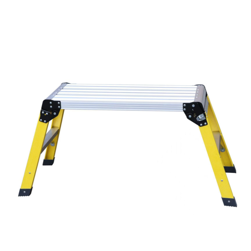 Aluminum Step Ladder Heavy Duty Foldable Aluminum Platform 330 Lbs Capacity by HouseOfZazla