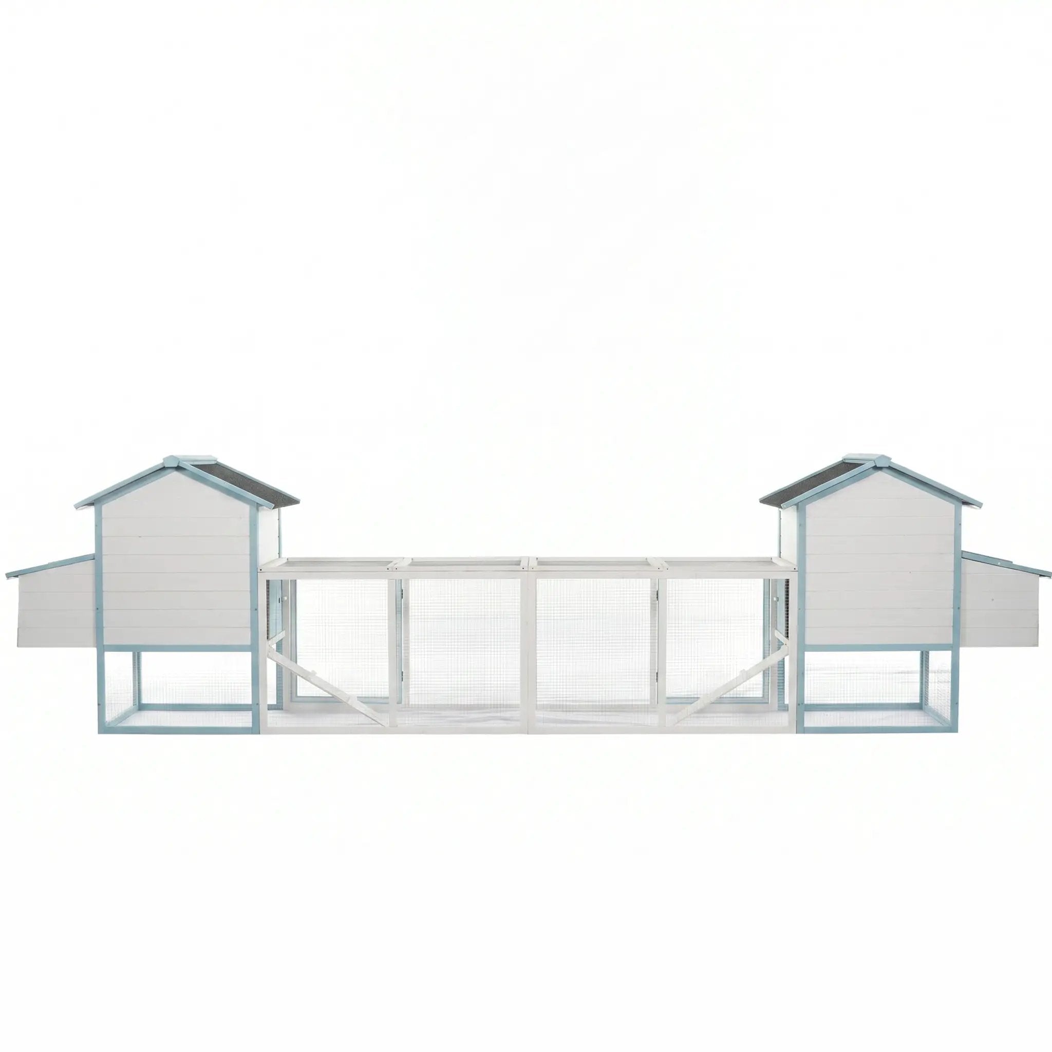 Large Wooden Chicken Coop with Double Nesting Boxes by HouseOfZazla