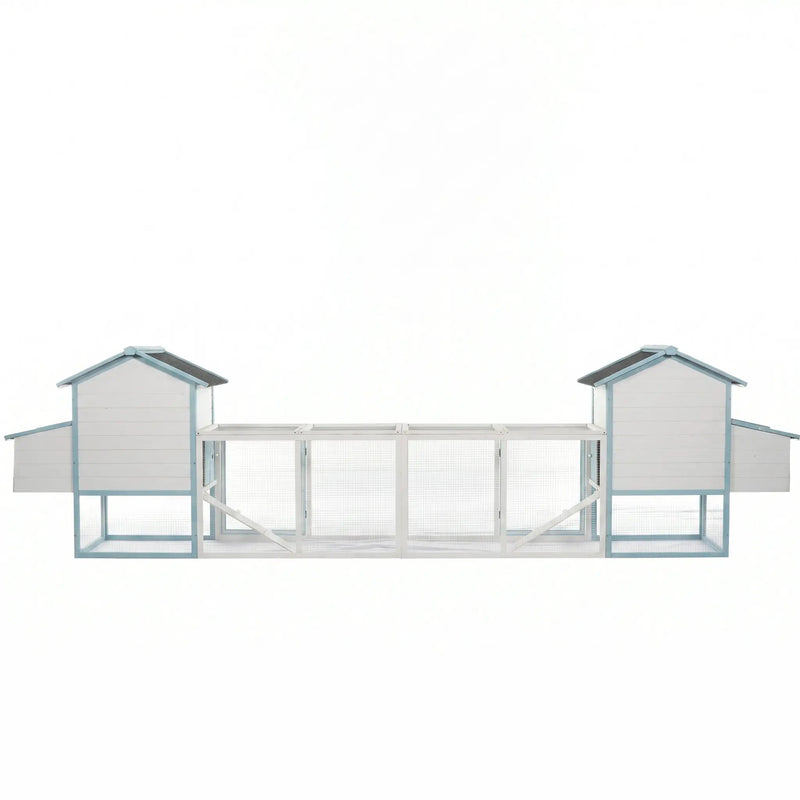 Large Wooden Chicken Coop with Double Nesting Boxes by HouseOfZazla
