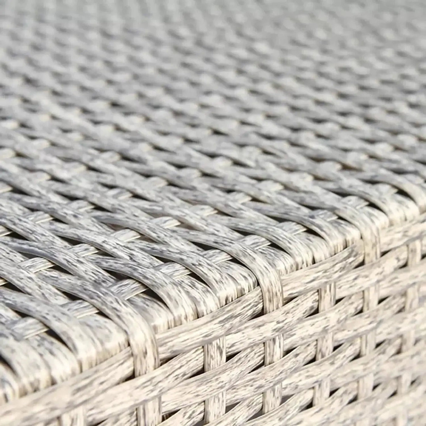 Modern Patio Wicker Loveseat With Cushions by HouseOfZazla