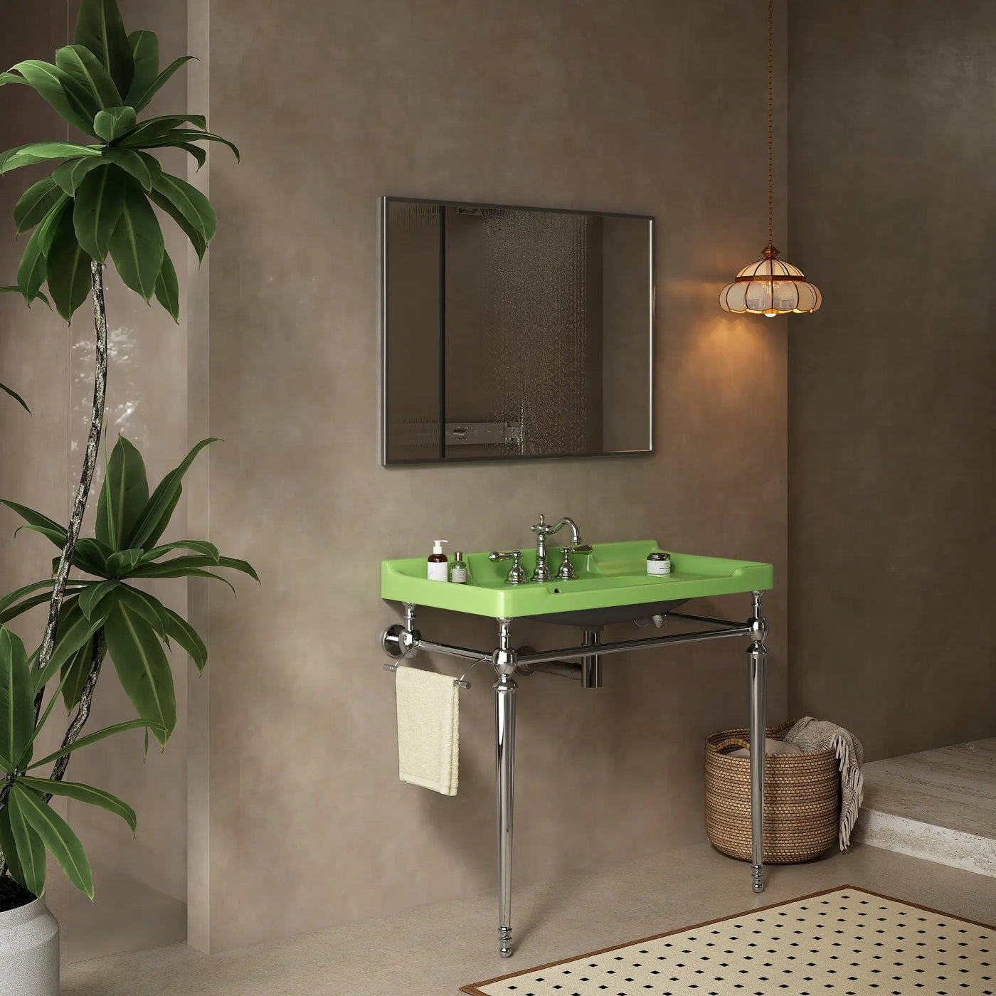 VICI 36" Bathroom Console Sink, Wall-Mounted by HouseOfZazla