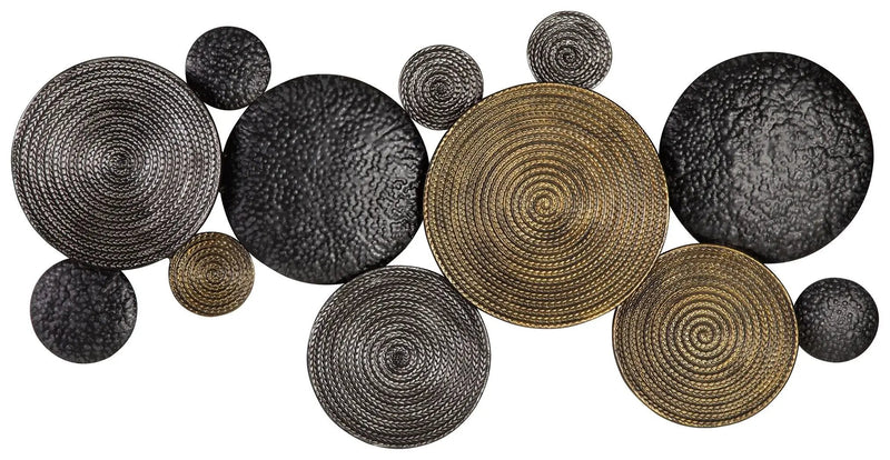 Emsley - Wall Decor - Metallic / Black / Gray by Unique Piece Furniture