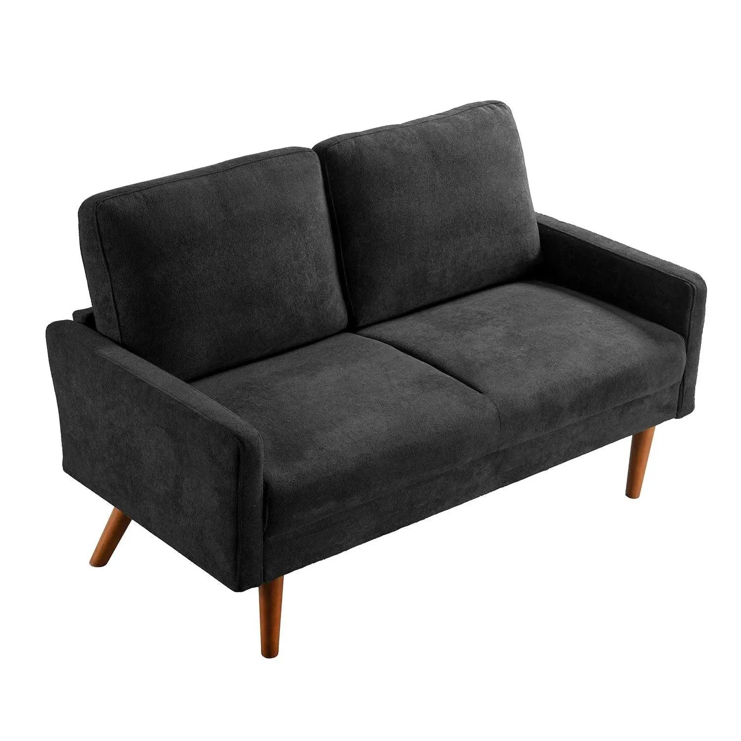 Loveseat Sofa, European Style With Sleek Design, Modern & Vintage Flair, Upholstered 2 Seater Couch by Unique Piece Furniture