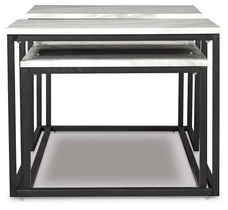 Donnesta - Occasional Table Set (Set of 3) - Gray / Black by Unique Piece Furniture
