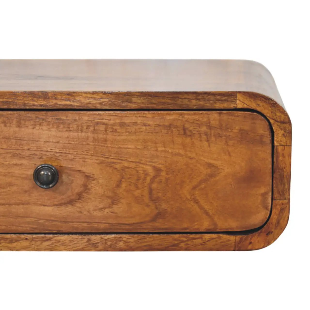 Solid Wood Avora Wall-Mounted Nightstand, 1-Drawer, Honey by HouseOfZazla