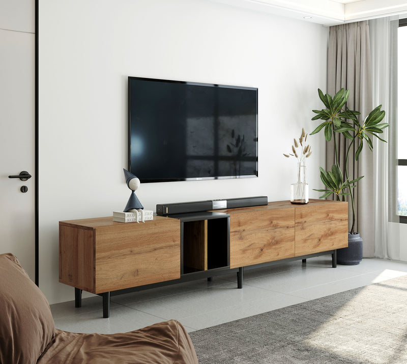 Modern Natural Wood color TV Stand by BLAKHOM