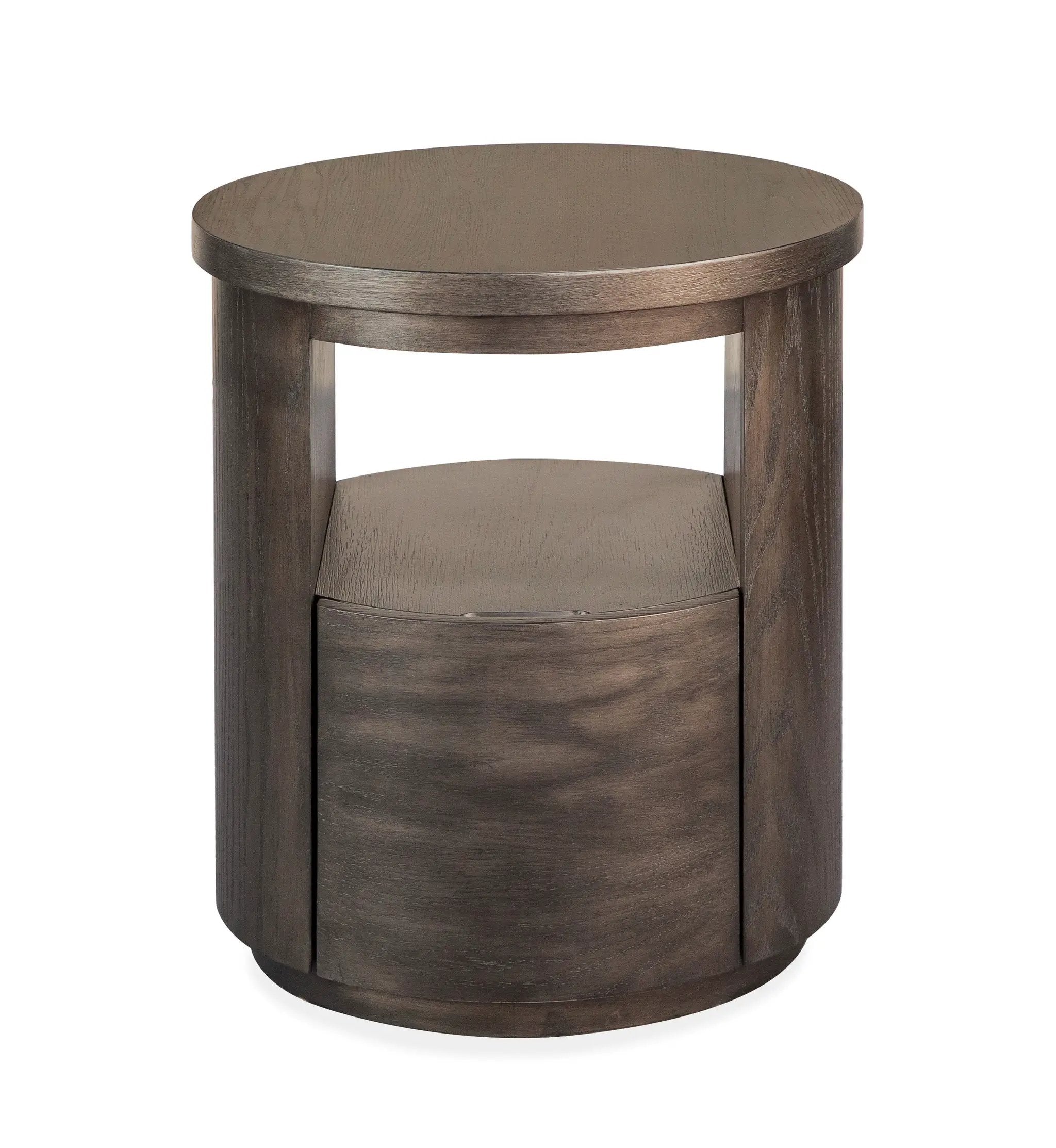 Bosley - Round End Table - Coffee Bean by Unique Piece Furniture