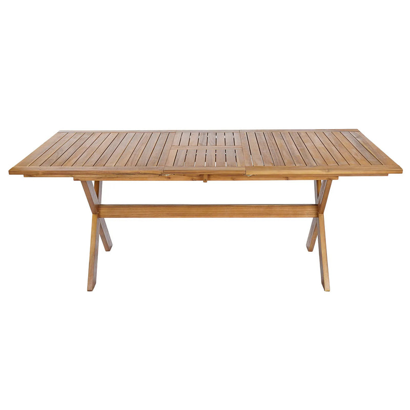 7 Pieces Acacia Wood Outdoor Dining Set by HouseOfZazla