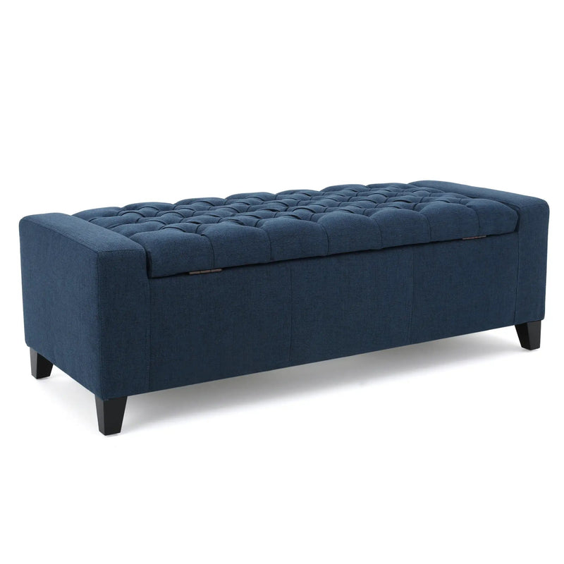 Guernsey Ottoman Storage With Tufted Top by HouseOfZazla