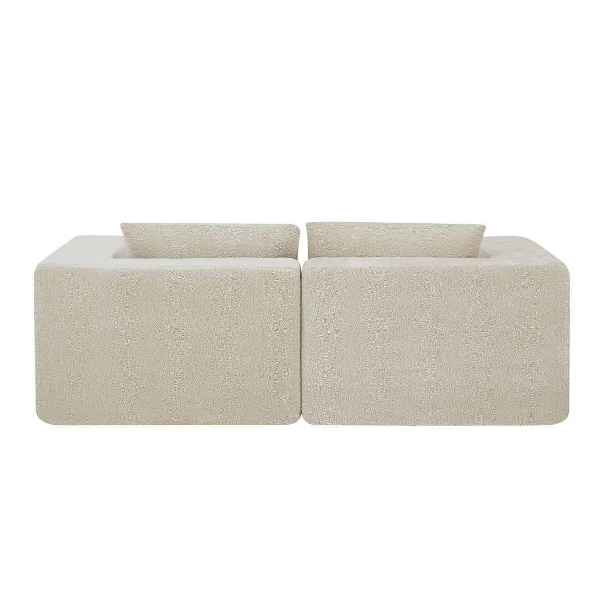 107" Compressed Sectional Sofa (Khaki), photo 9 of 10