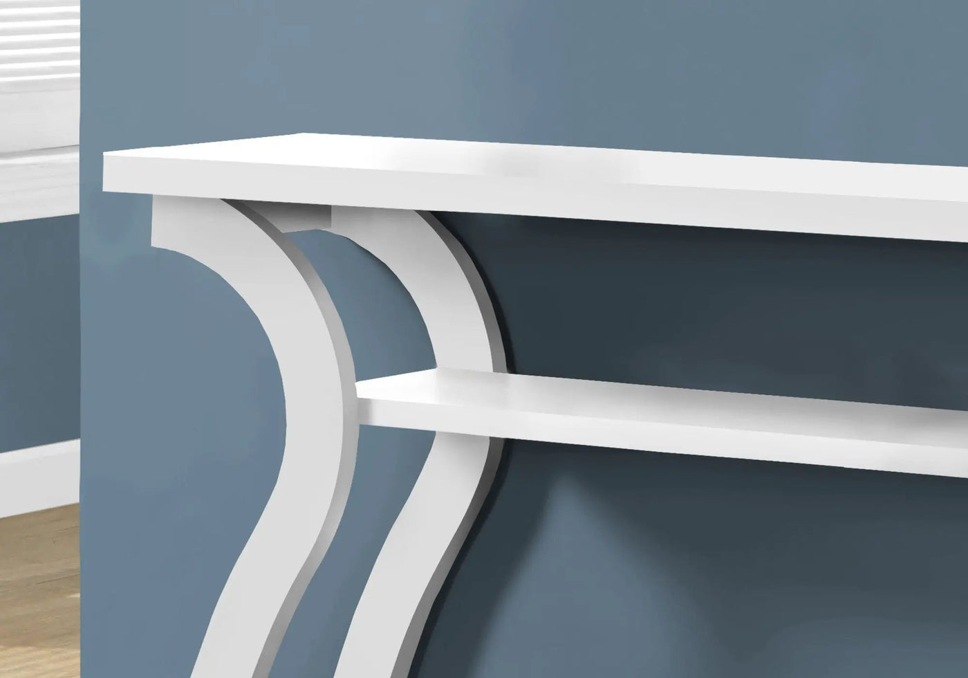 Accent Console Table For Entryway, Unique Curved Design by HouseOfZazla