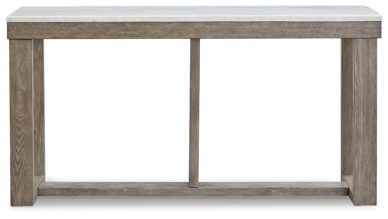 Loyaska - Sofa Table - Brown / Ivory by Unique Piece Furniture