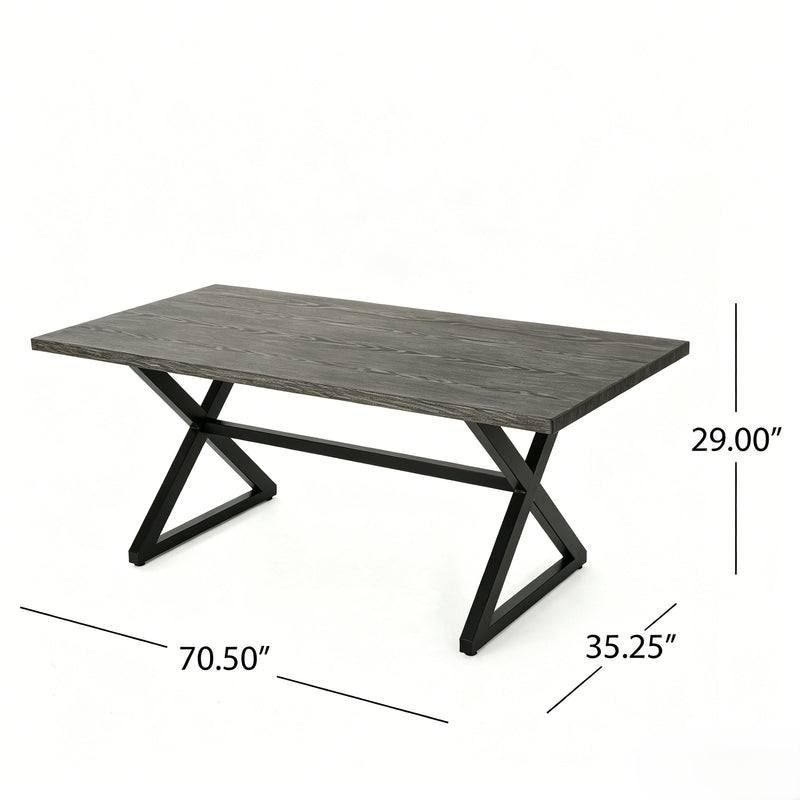 7-Piece Outdoor Dining Set with Aluminum Chairs by HouseOfZazla