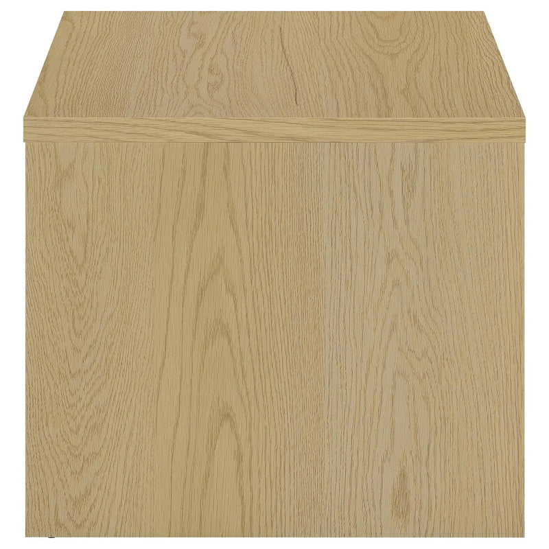 Canoga 2-piece Lift Top Cocktail Coffee Table Set Light Oak by Unique Piece Furniture
