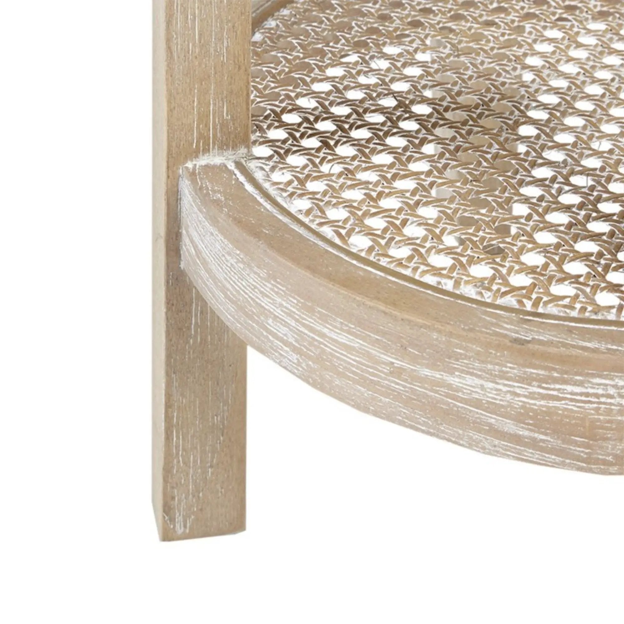 Bedford - Round Accent Table - Reclaimed Wheat by HouseOfZazla