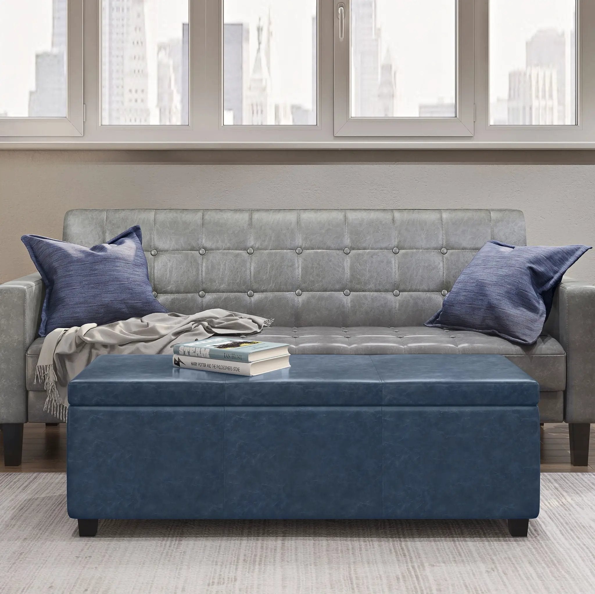 Avalon - Multifunctional Storage Ottoman Bench by HouseOfZazla