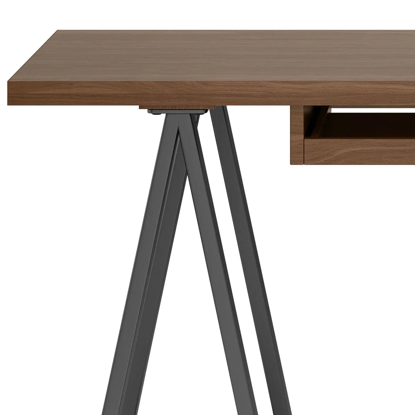 Sawhorse - Handcrafted Solid Desk by HouseOfZazla