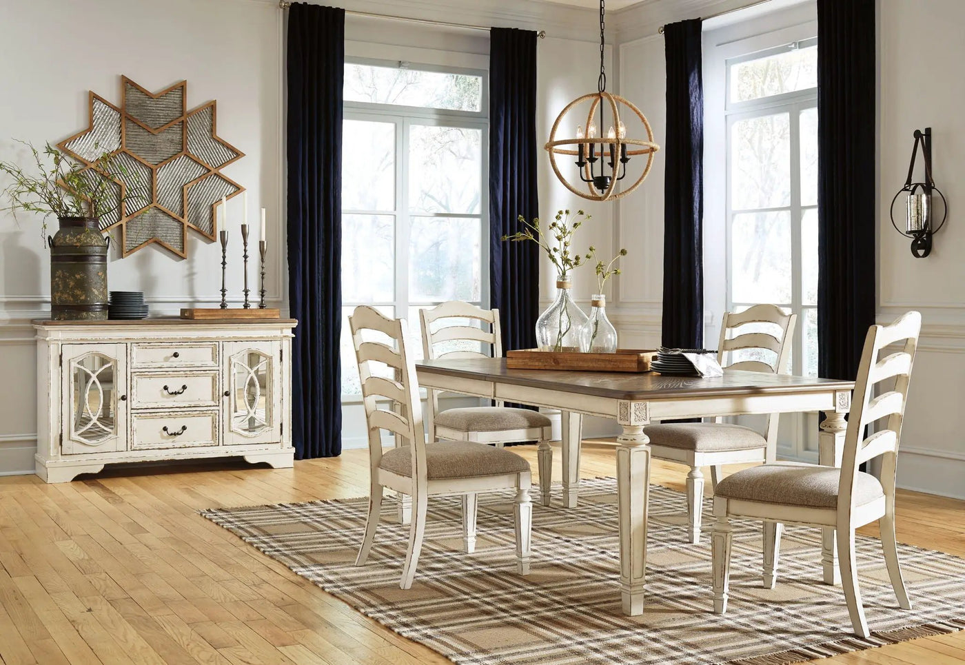 Realyn - Rectangular Dining Table Set by Unique Piece Furniture