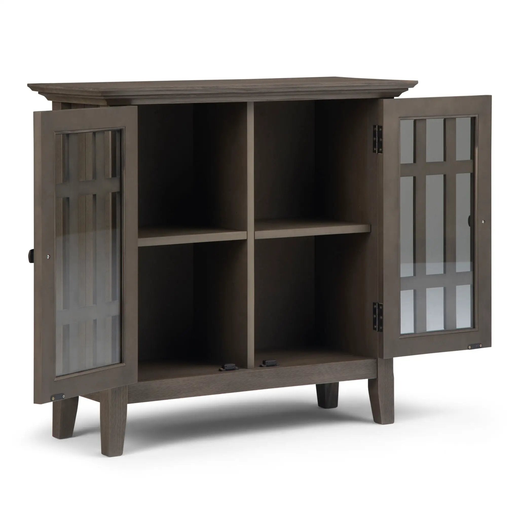 Bedford - Low Storage Media Cabinet - Farmhouse Gray by Unique Piece Furniture