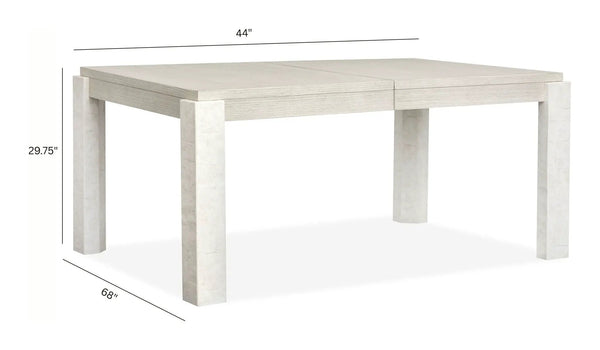 Lorelei - Extendable Rectangular Dining Table - Misty Cloud, photo 2 of 7