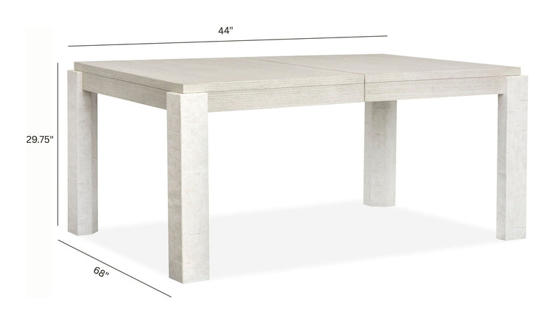 Lorelei - Extendable Rectangular Dining Table - Misty Cloud, photo 2 of 7