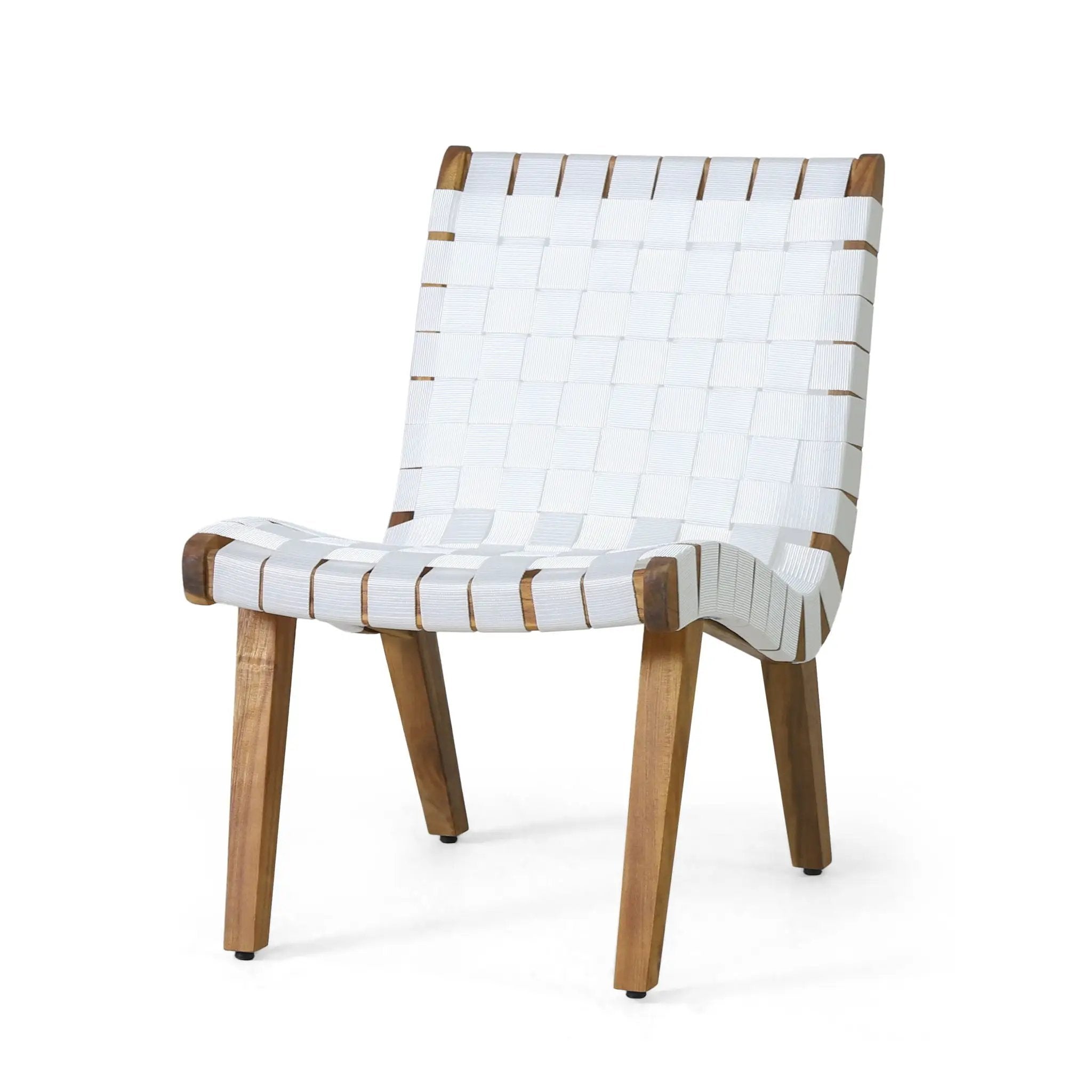 Charlotte Lounge Chair - White by HouseOfZazla