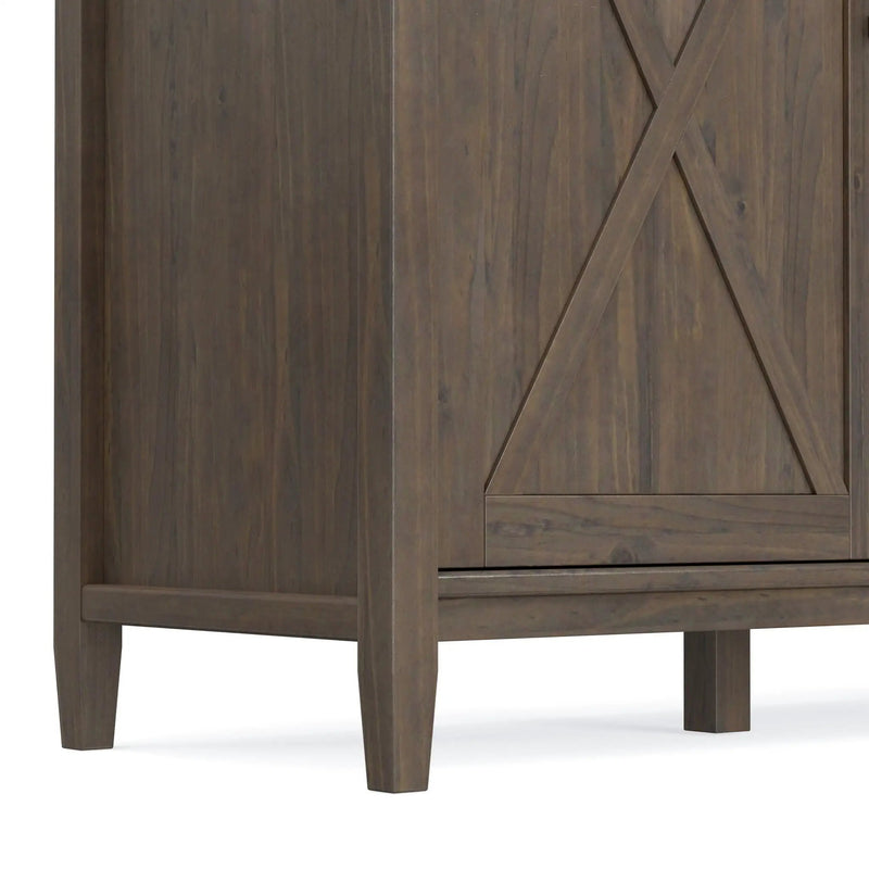 Ela - Wide Storage Cabinet - Smoky Brown by HouseOfZazla