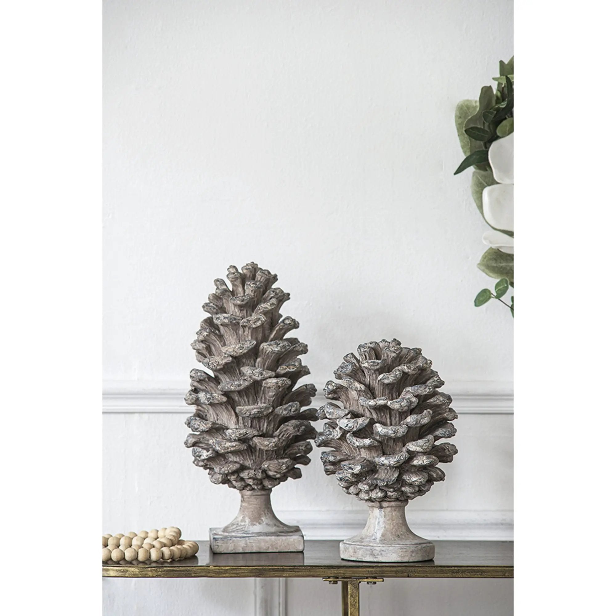 D7x10.5' Pinecone Table Decor by HouseOfZazla
