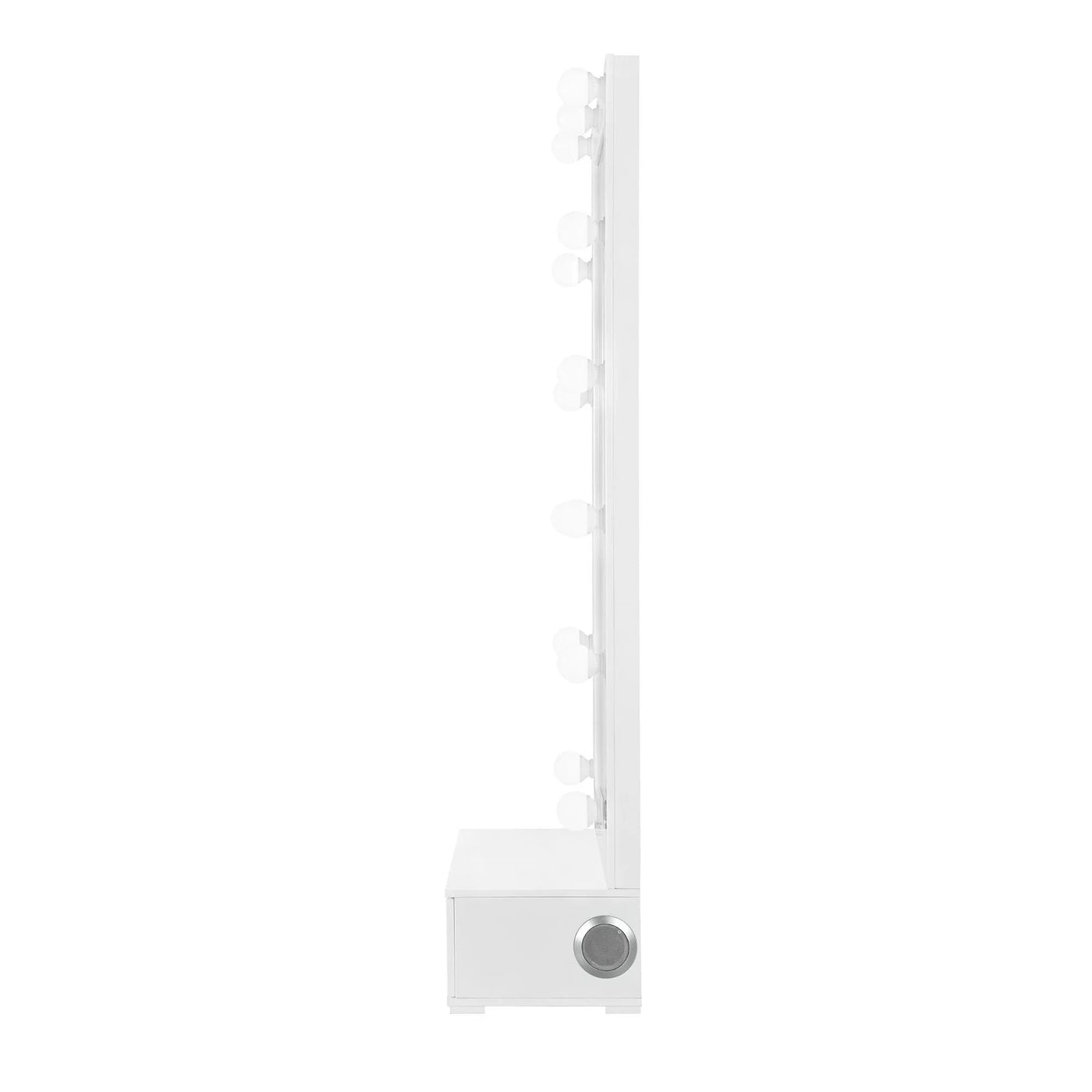 Elisa - Narrow Tall Mirror With Speaker And Drawer by HouseOfZazla