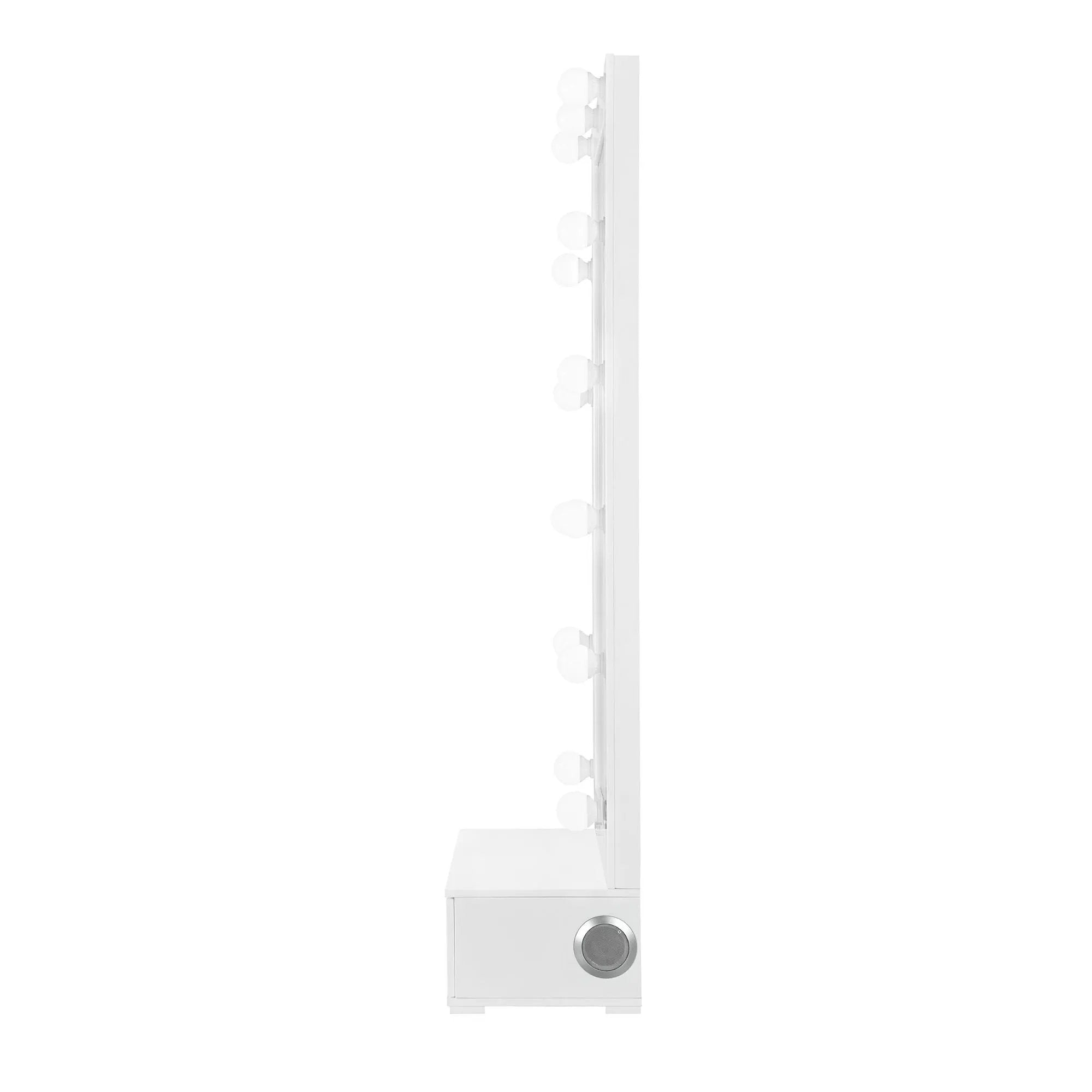Elisa - Narrow Tall Mirror With Speaker And Drawer