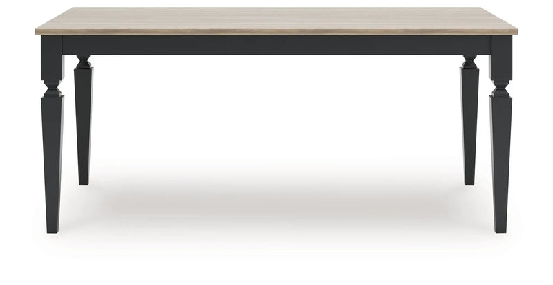 Brenkerton - Rectangular Dining Room Table - Grayish Brown / Black by Unique Piece Furniture