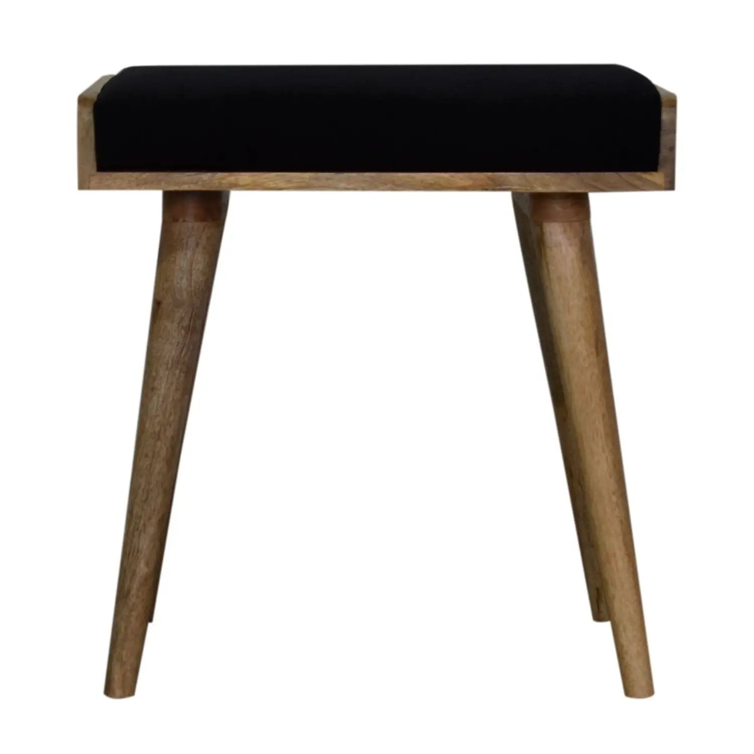 Tray Style Footstool - Black by HouseOfZazla