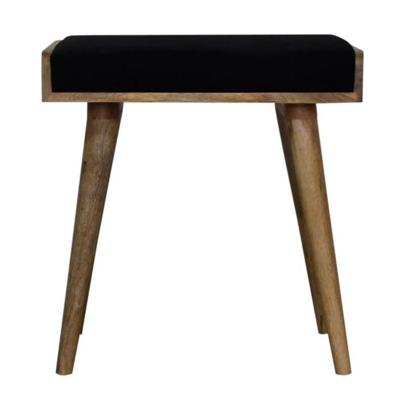 Tray Style Footstool - Black by HouseOfZazla