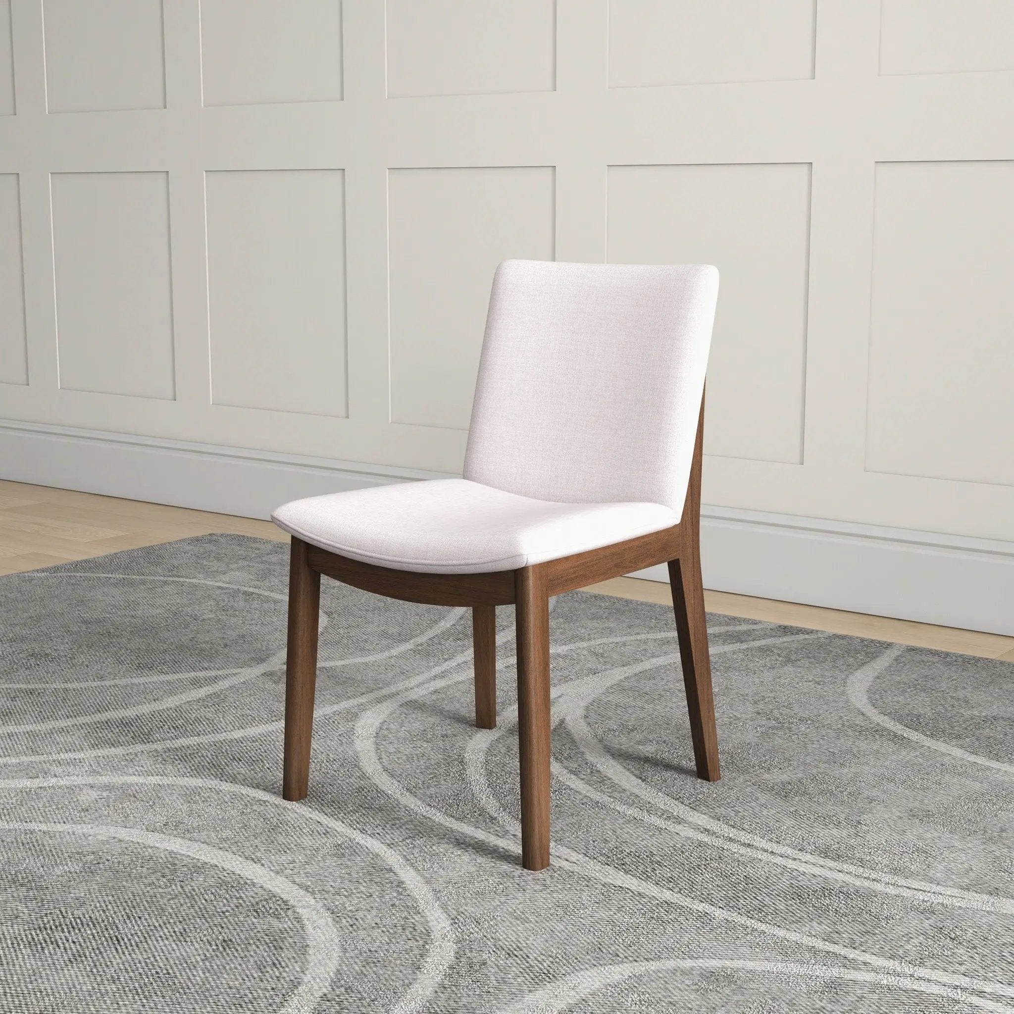 Laura - Mid-Century Modern Solid Wood Dining Chair (Set of 2) by Unique Piece Furniture