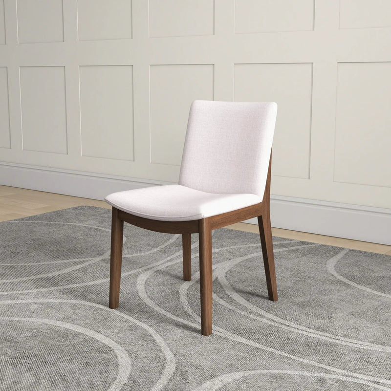 Laura - Mid-Century Modern Solid Wood Dining Chair (Set of 2) by HouseOfZazla