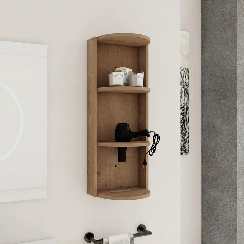 Bathroom Wall Mounted Storage Rack With Float Mounting Design by Unique Piece Furniture