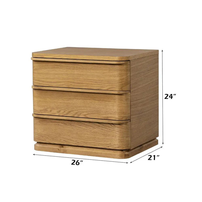 Zoey - Nightstand - Oak by Unique Piece Furniture