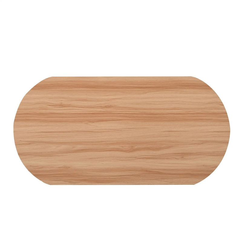 Lift Top Coffee Table With Hidden Compartment, Modern Oval Lift Tabletop For Home Living Room by HouseOfZazla
