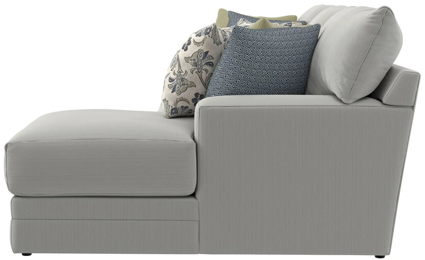 Stockbridge - Sectional With Comfort Coil Seating And 9 Accent Pillows Included by Unique Piece Furniture