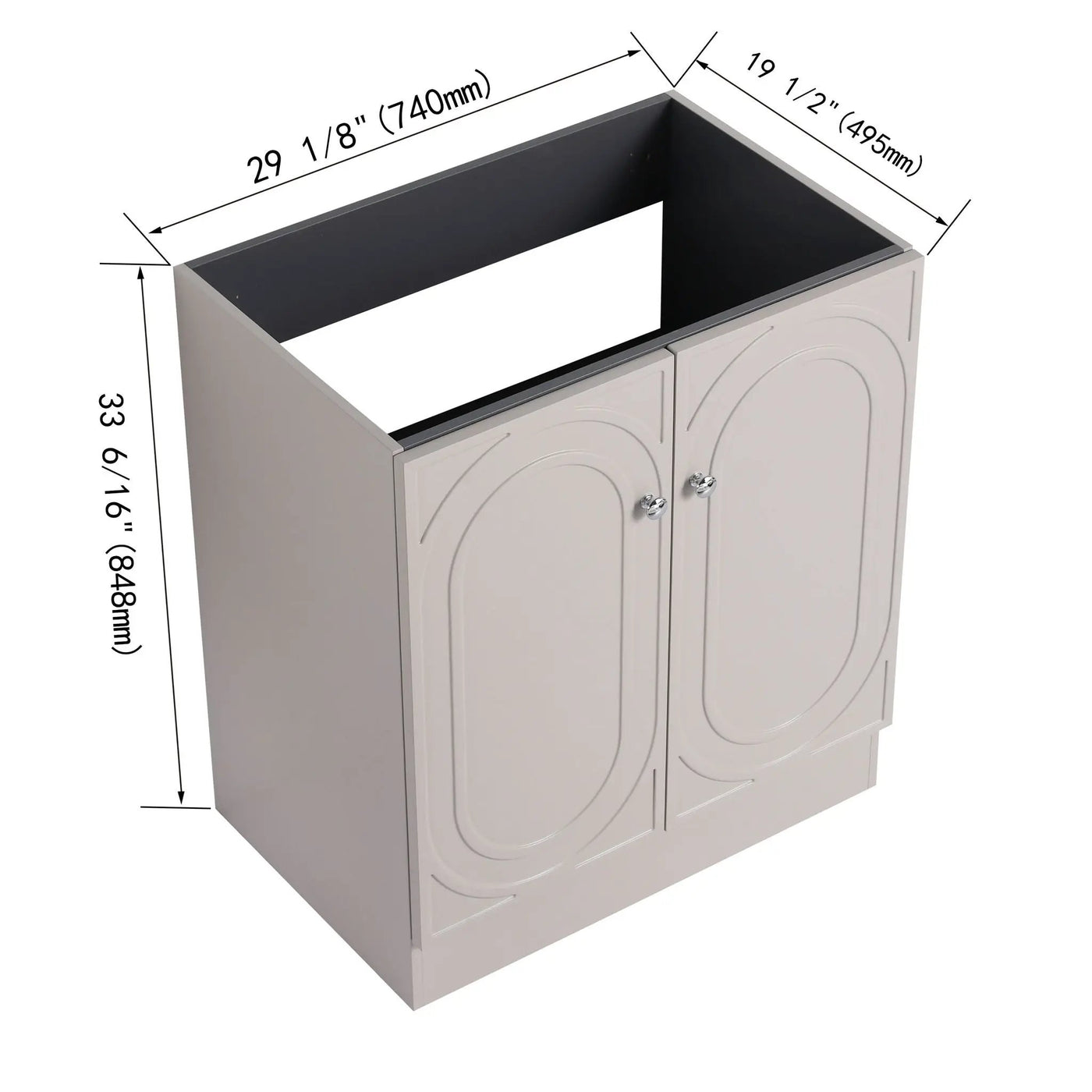 Modern Freestanding Bathroom Vanity With Soft Close Cabinet Doors by Unique Piece Furniture