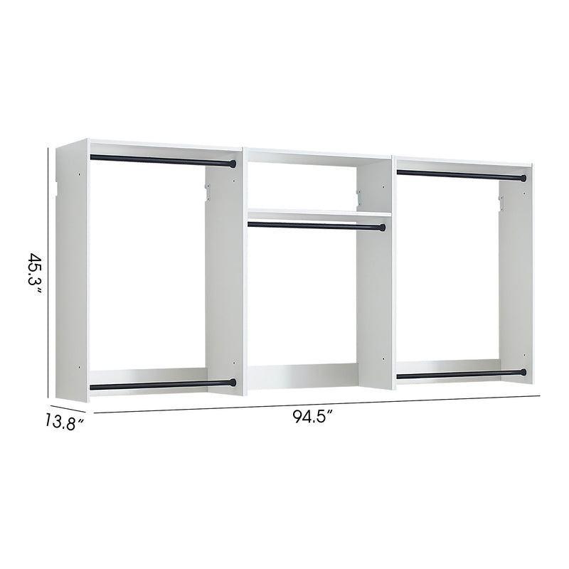 Devi - Wall Mounted Wood Closet System & Modular Design by HouseOfZazla